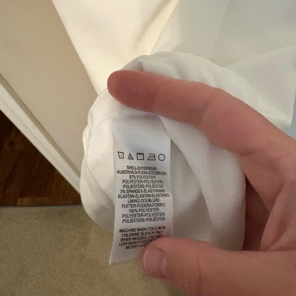 Dress the Population Off-Shoulder White Mini Dress - Picture 4 of 6